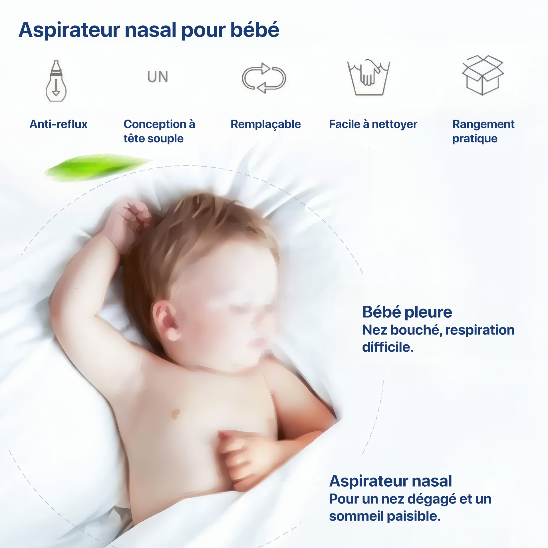 aspirateur nasal anti-reflux