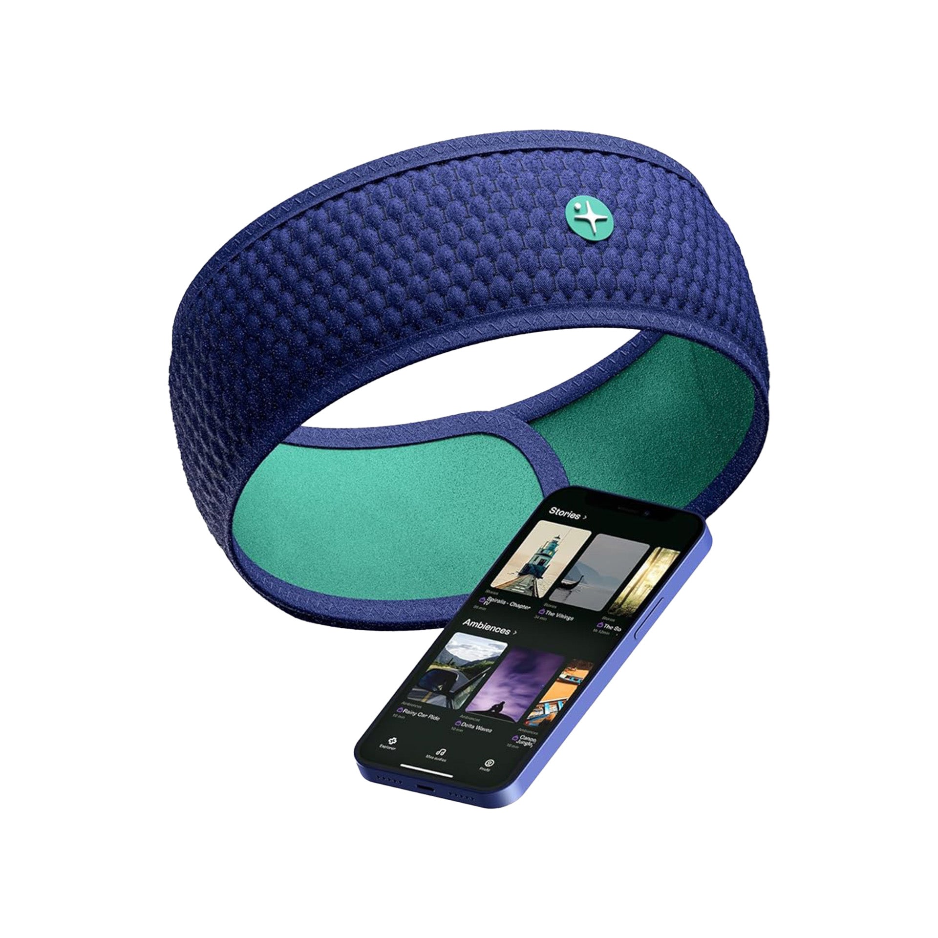 Masque de Sommeil Bluetooth avec Audio Hypnotique et Méditations Guidées