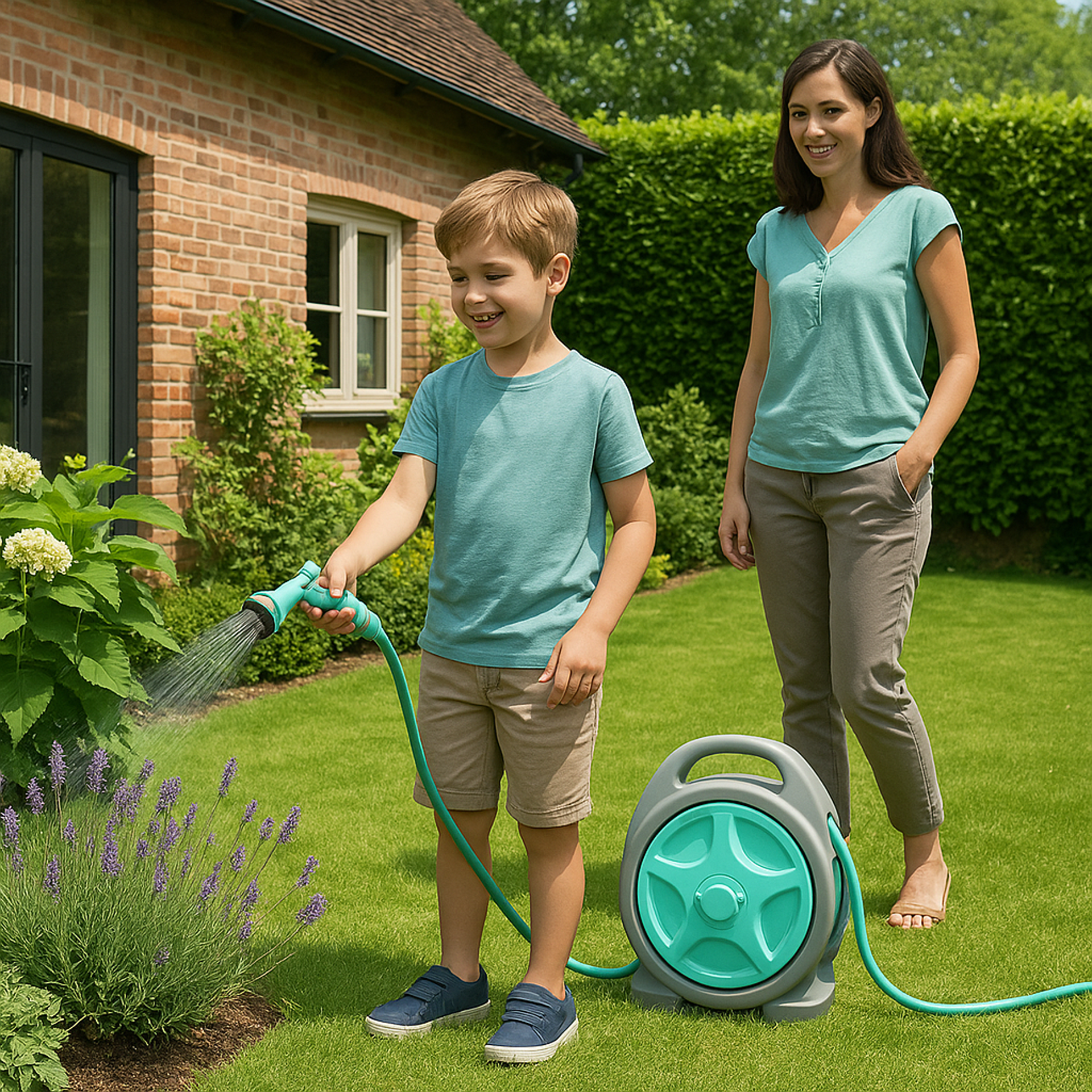 Mini Dévidoir: Idéal pour Patios, Balcons et Petits Jardins