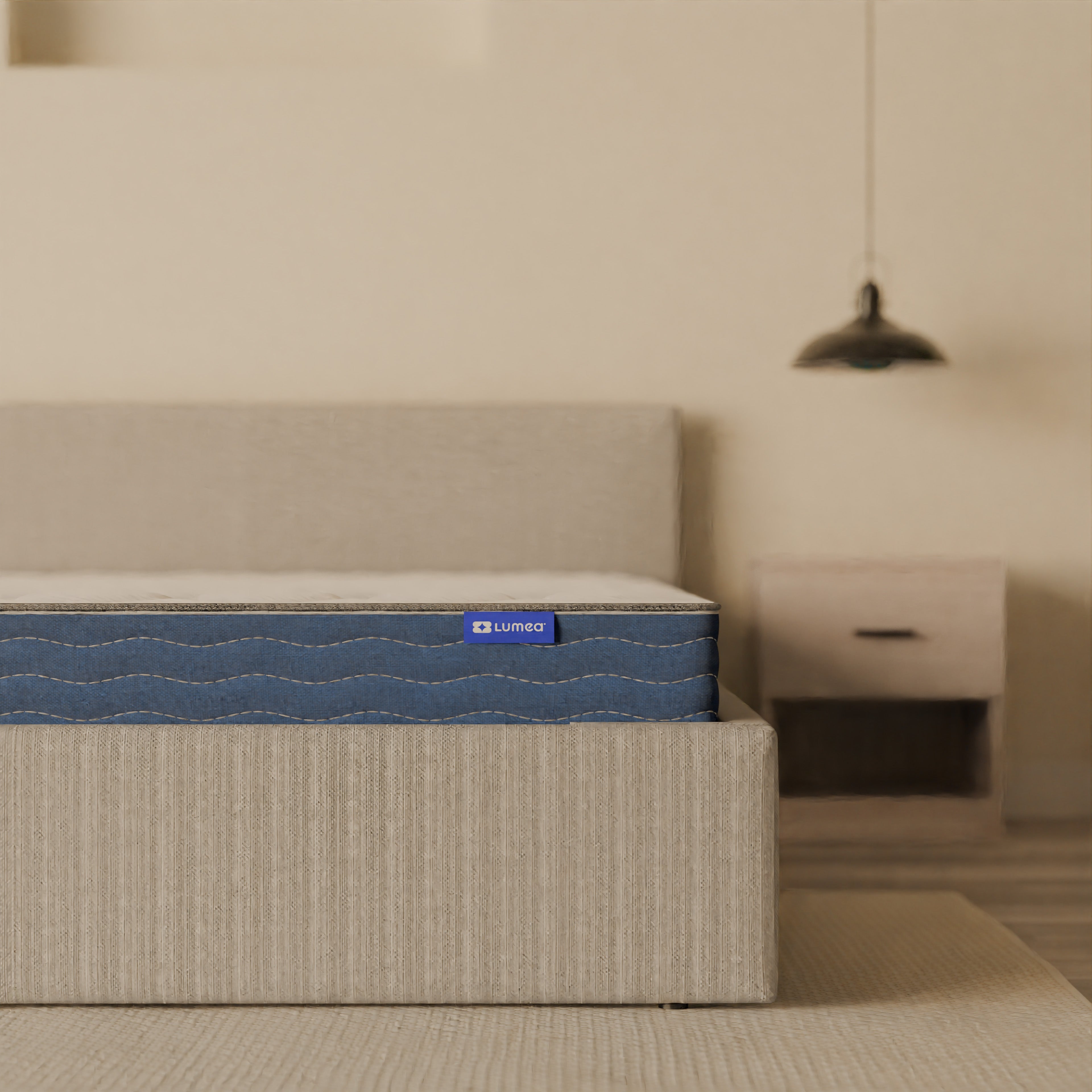 Matelas Lumea Confort Prestige - Ressorts Ensachés & Mousse Pulvérisée