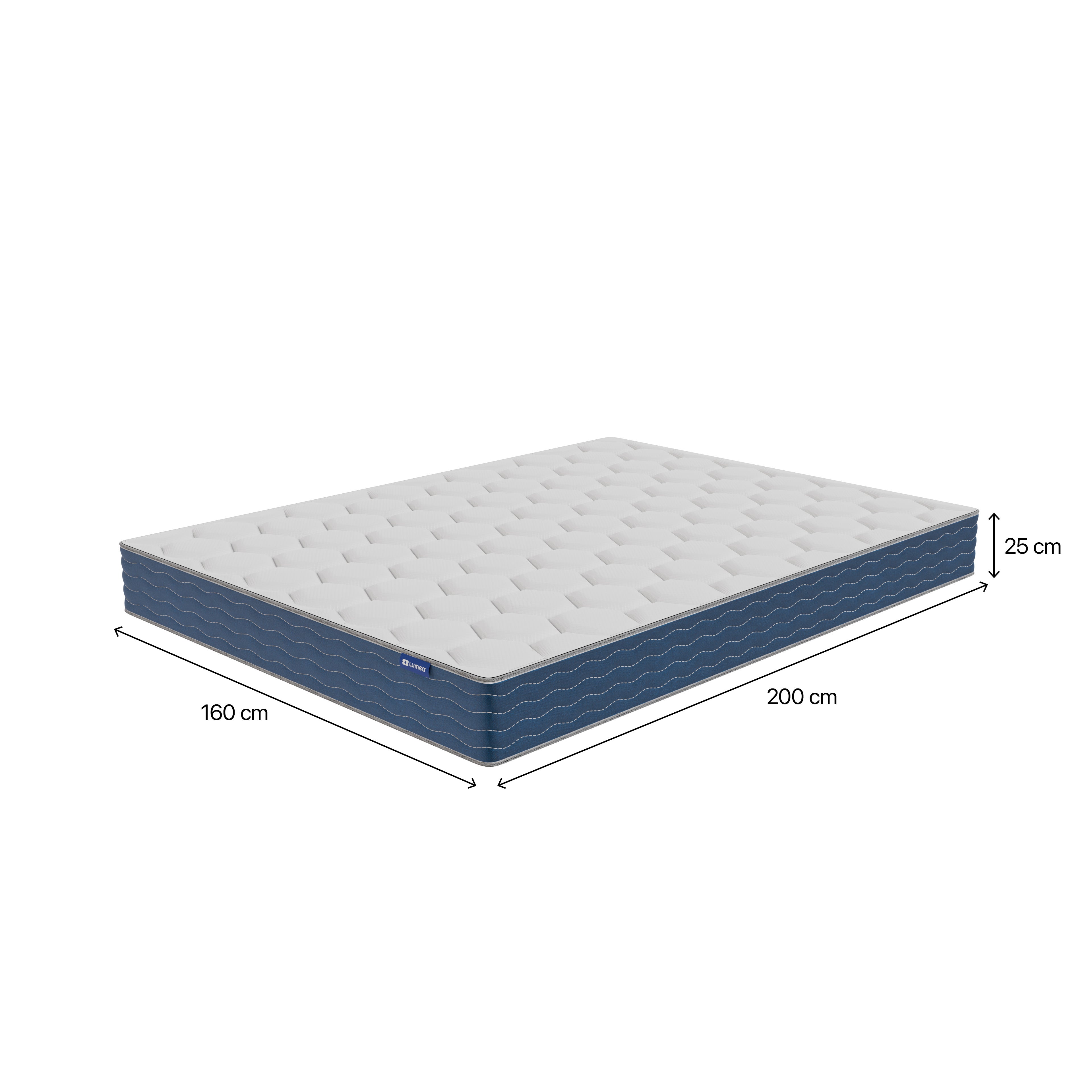 Matelas Lumea Confort Prestige - Ressorts Ensachés & Mousse Pulvérisée