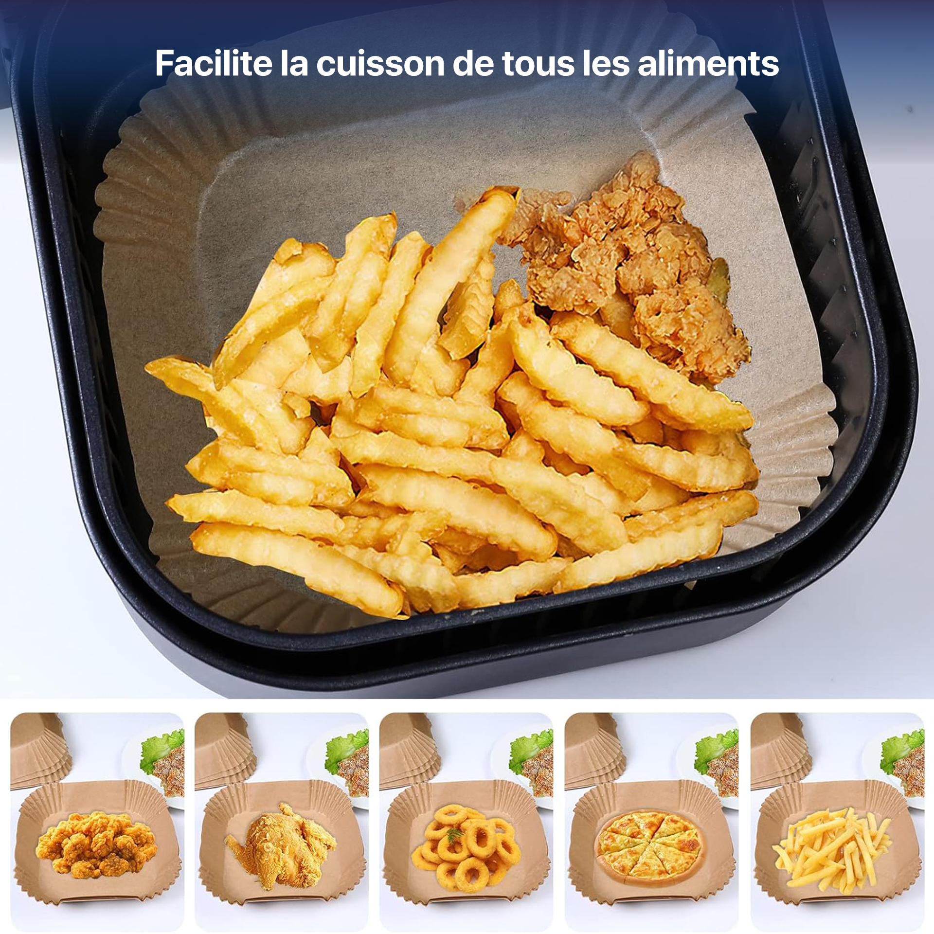 Revêtements pour friteuse à air