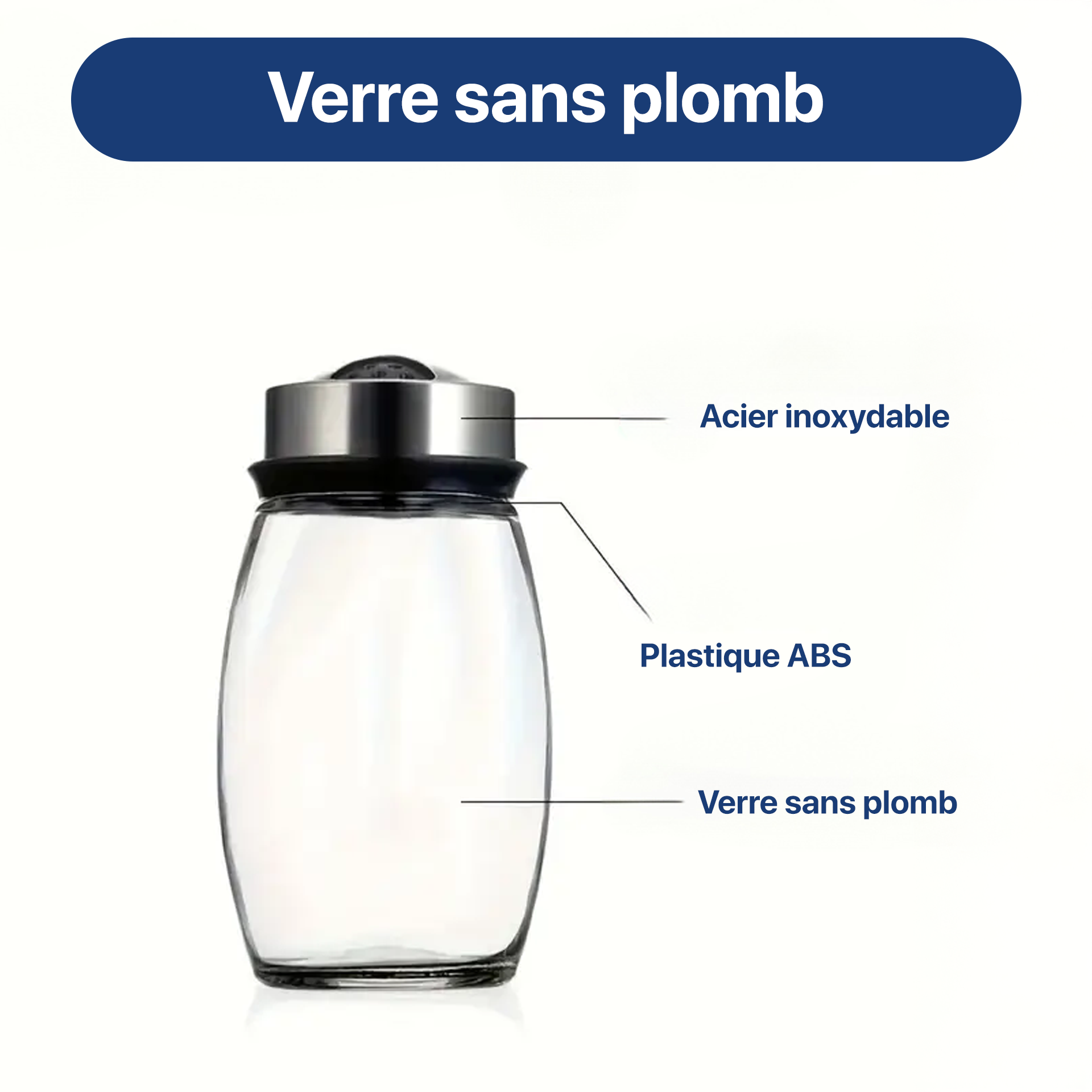 Ensemble de 7 bouteilles d'assaisonnement