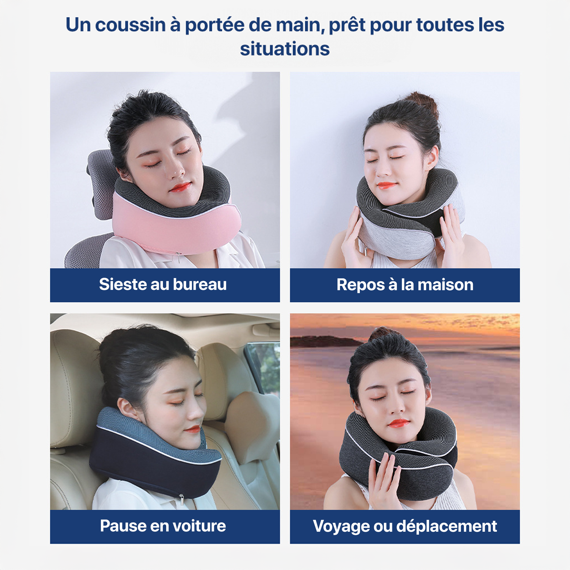 Oreiller cervical en mousse à mémoire de forme