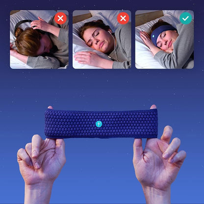 Masque de Sommeil Bluetooth avec Audio Hypnotique et Méditations Guidées