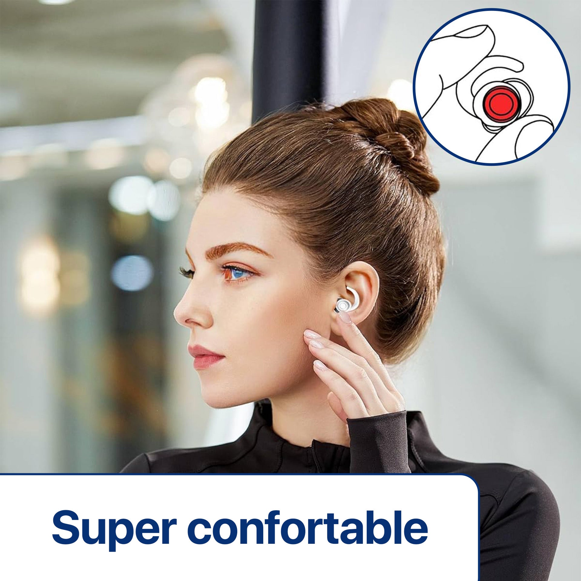 Bouchons d’oreilles antibruit réutilisables