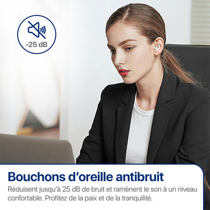 Bouchons d’oreilles antibruit réutilisables