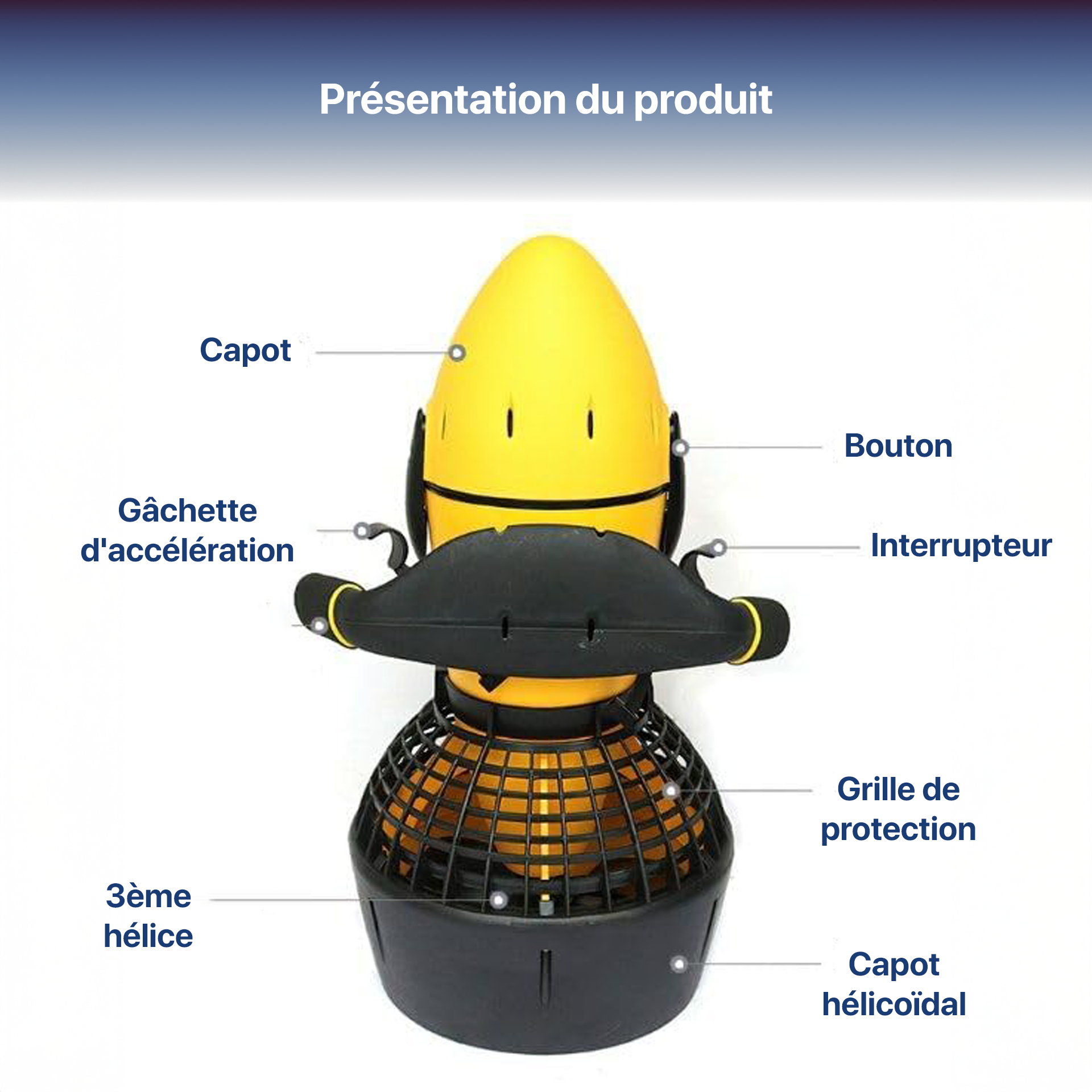 Scooter sous-Marin éLectrique
