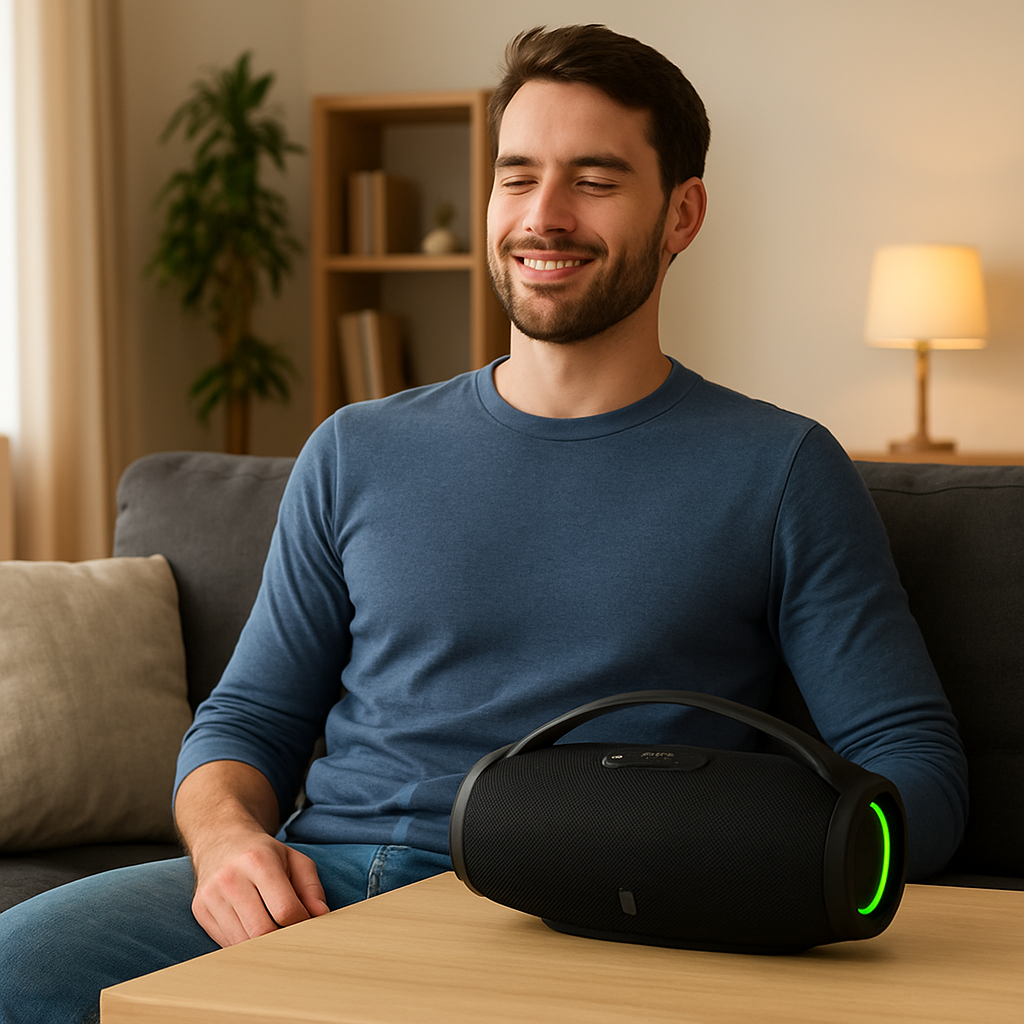 Haut-parleur Bluetooth portable, basses puissantes et aigus clairs