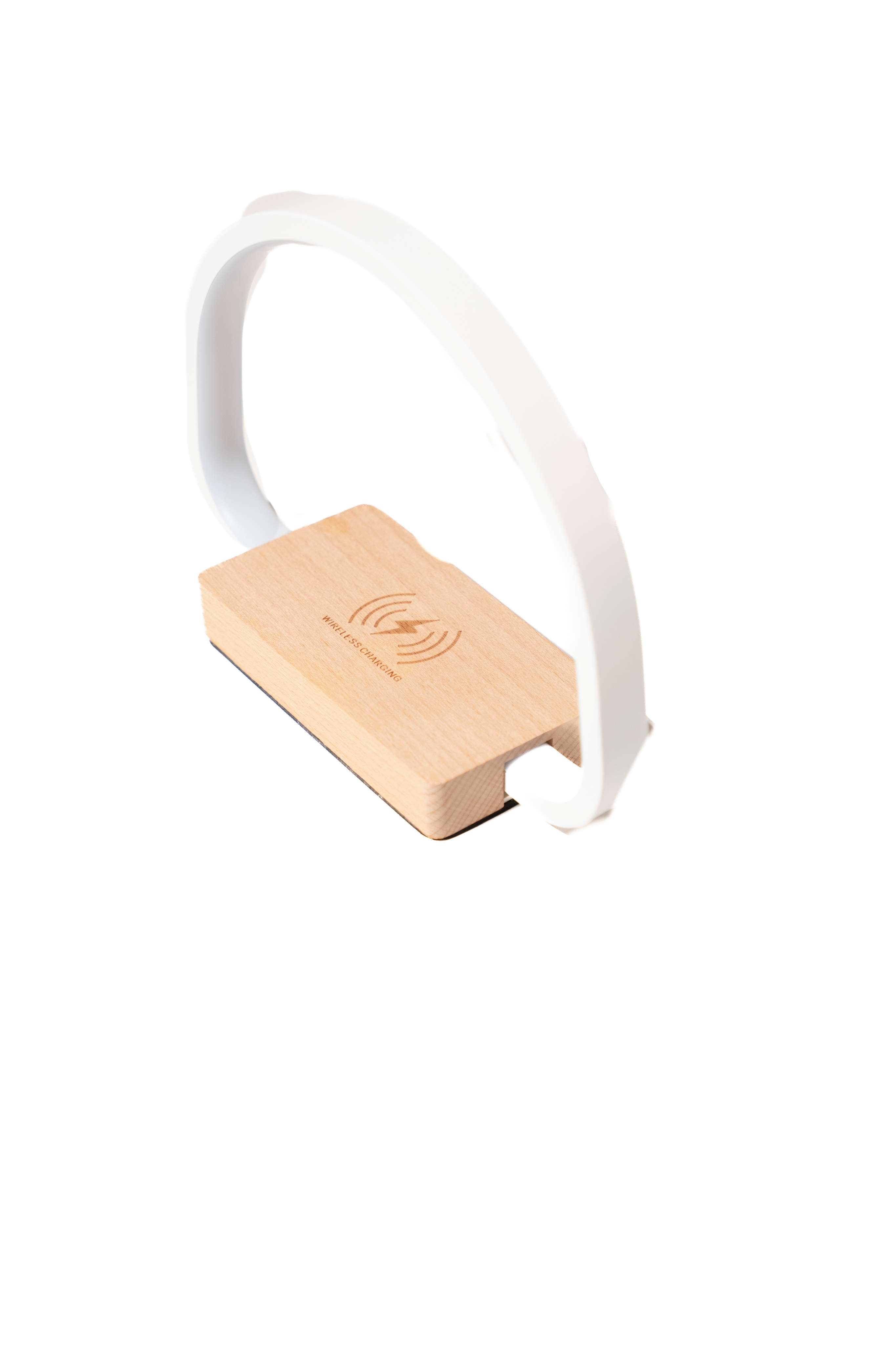 Lampe de Chevet LED avec Chargeur Sans Fil & Port USB – Tactile, Dimmable, 3 Températures de Couleur, Blanc