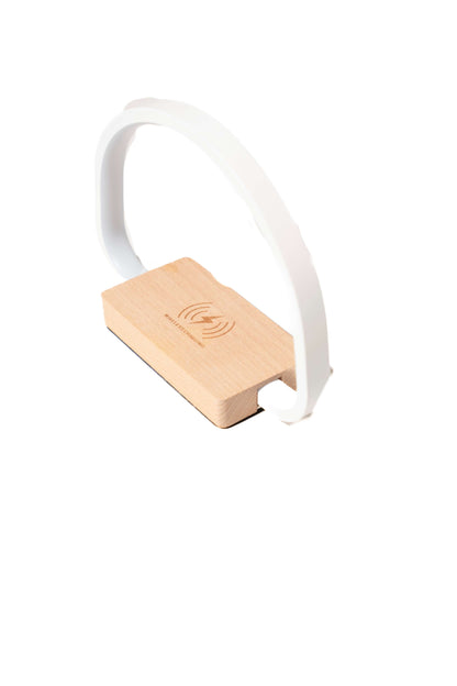 Lampe de Chevet LED avec Chargeur Sans Fil & Port USB – Tactile, Dimmable, 3 Températures de Couleur, Blanc